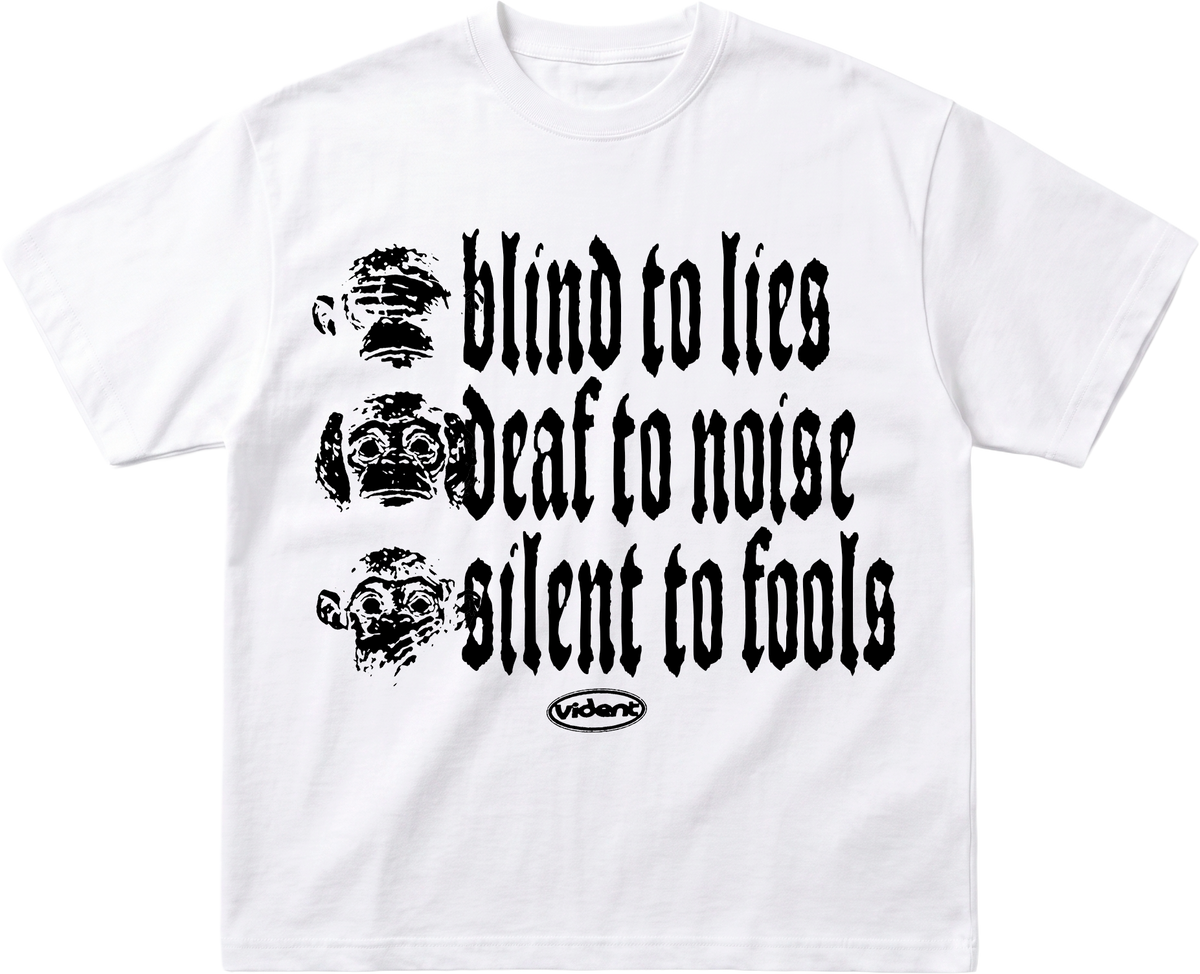 BLIND TO LIES TEE — OVERSIZED
