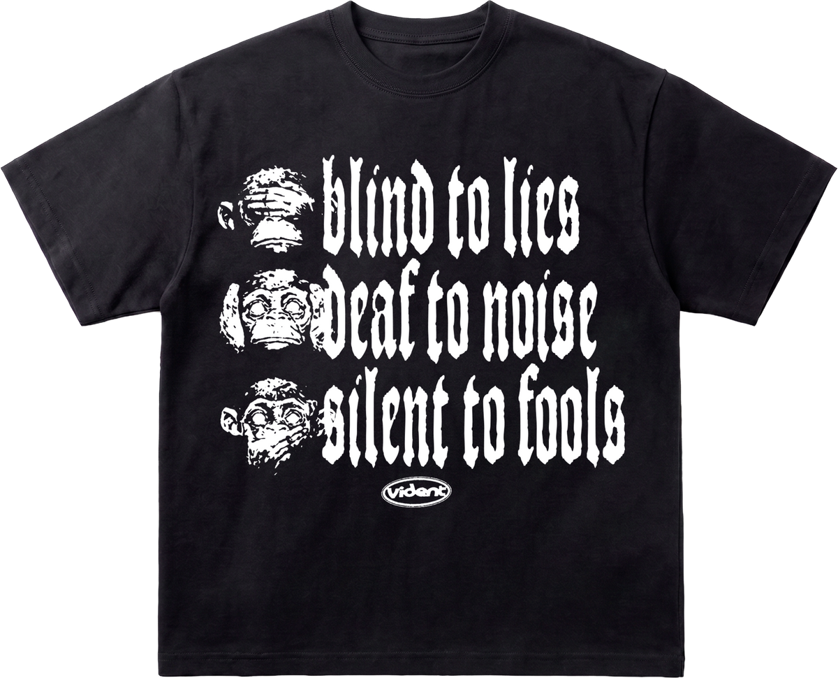 BLIND TO LIES TEE — OVERSIZED