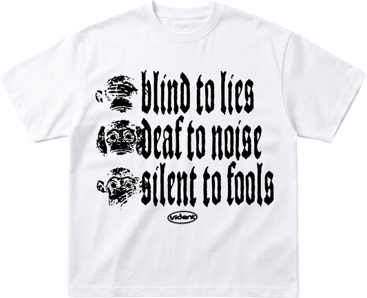 BLIND TO LIES TEE - REGULAR