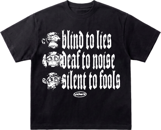 BLIND TO LIES TEE - REGULAR